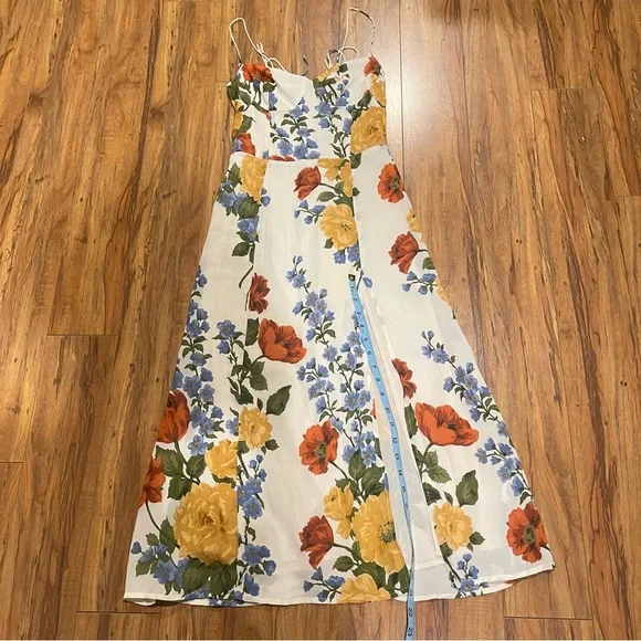 Reformation Juliette Formosa Floral Print Midi Dress Size 4 - Picture 13 of 16